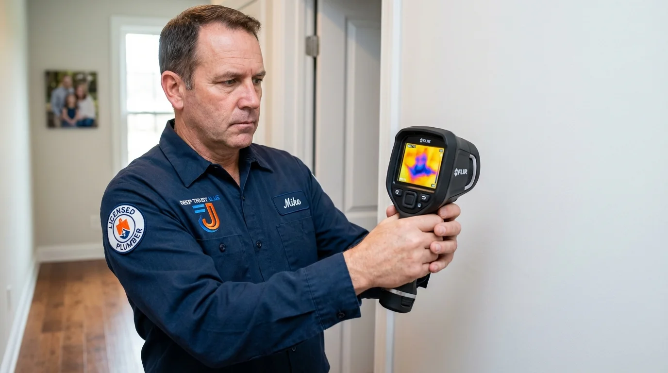 Thermal imaging leak detection by Johns Plumbing LLC in Leadwood